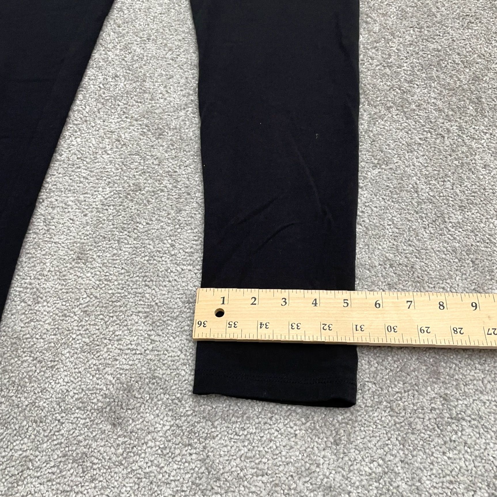 Gap Gap Leggings Women's XL Black Casual Compression Stretch Cotton Mid Rise 36x28.5 Size 40" / US 18 - 6 Thumbnail