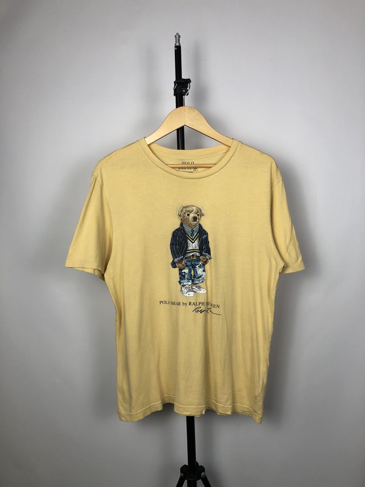 Other VNTG RARE POLO RL BEAR T shirt big logo Ralph lauren Size US XL / EU 56 / 4 - 1 Thumbnail