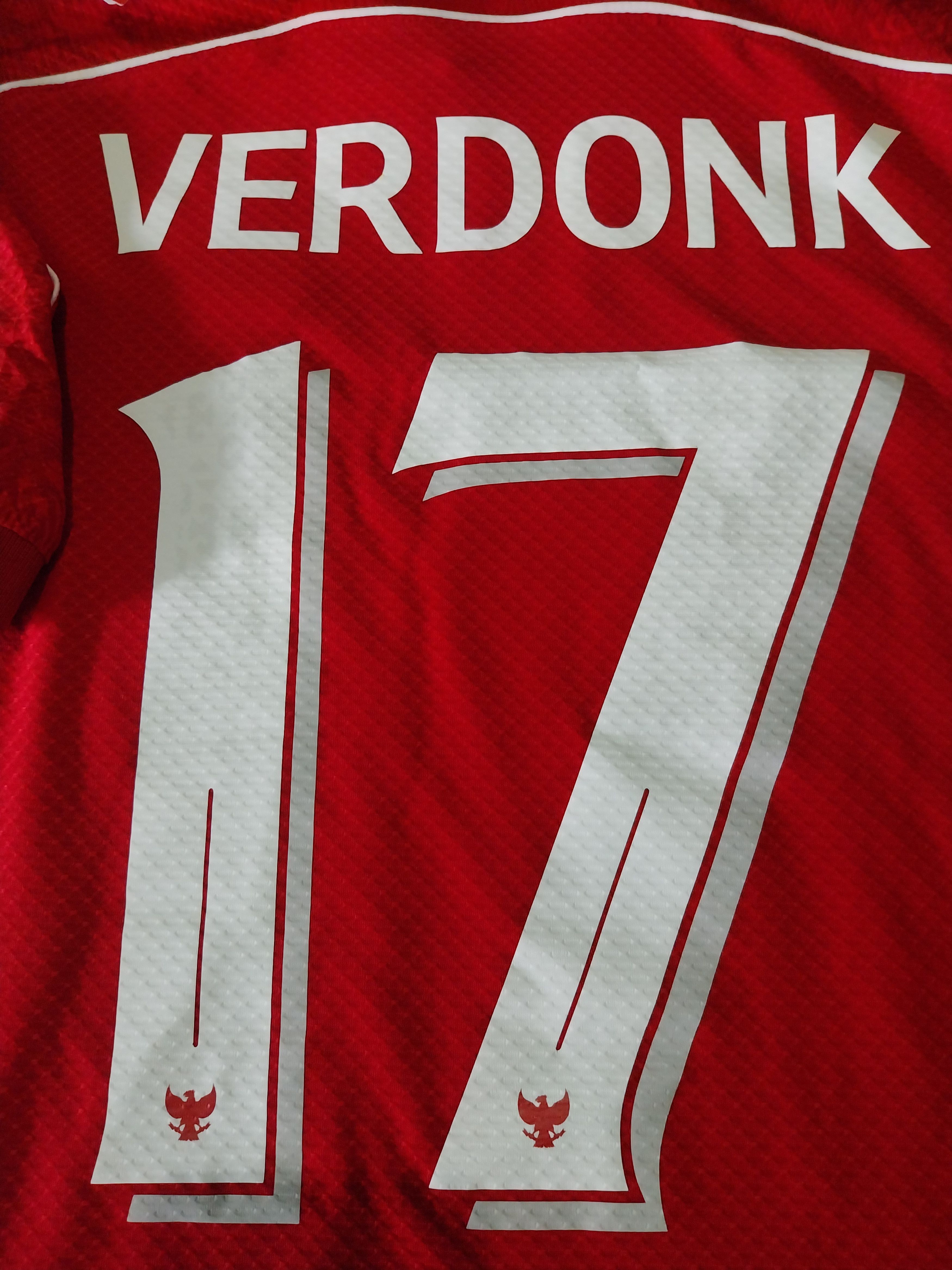 Other Indonesia home 2025 calvin verdonk jersey football Size US XL / EU 56 / 4 - 14 Thumbnail