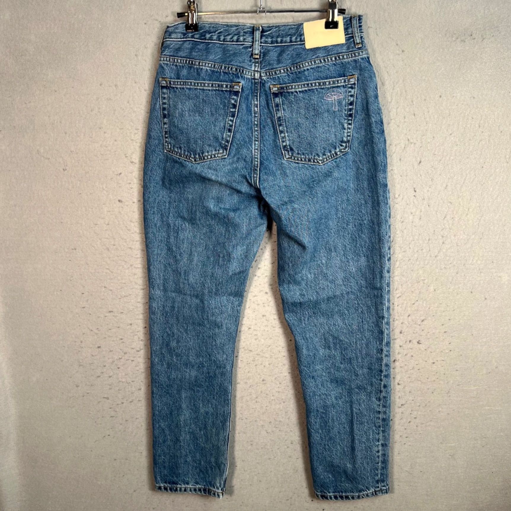 Everlane Everlane Jeans 90s Cropped High-Rise Straight Leg Denim Blue Womens Size 26 Size 26" / US 2 / IT 38 - 2 Thumbnail