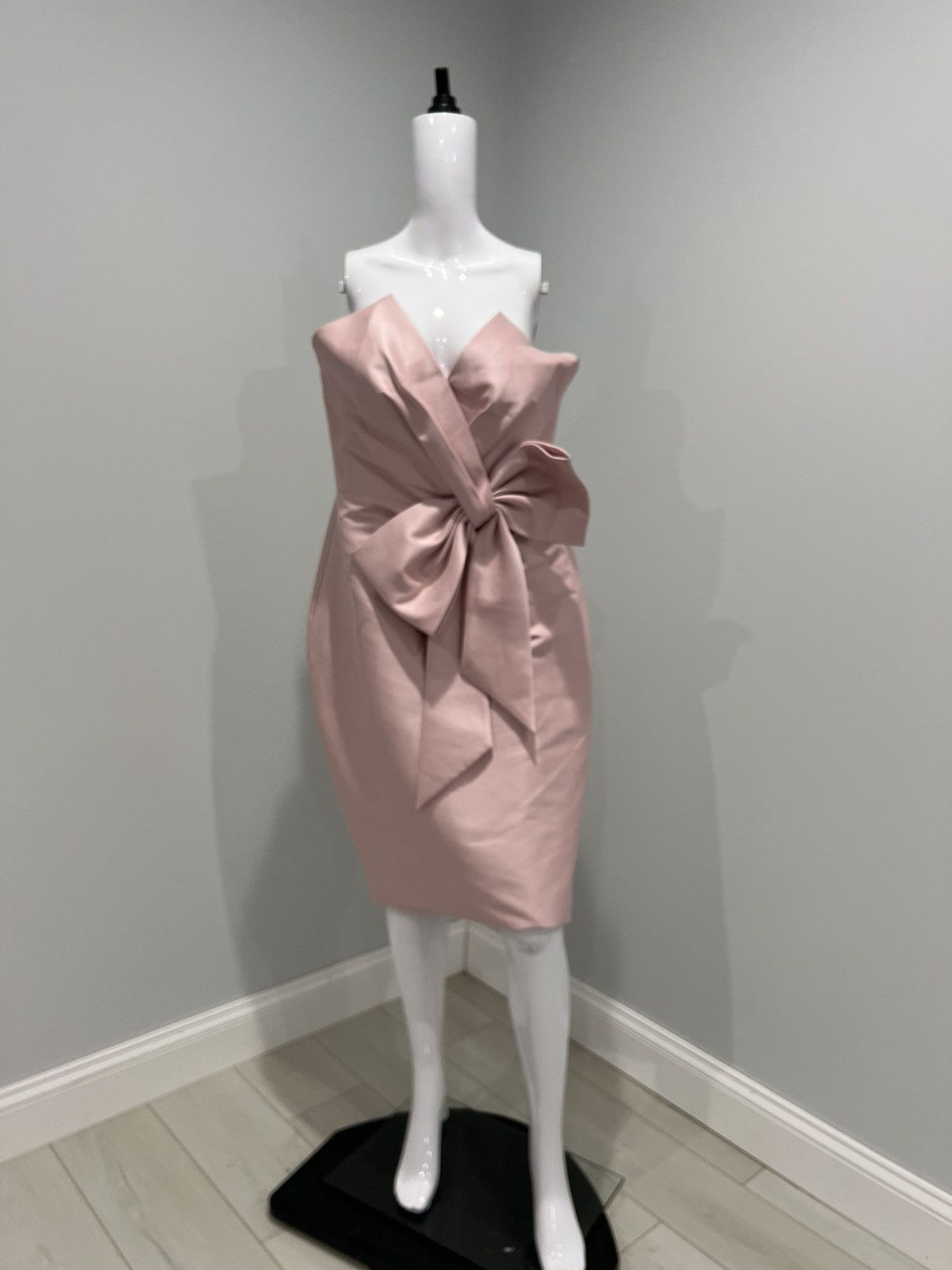 $395 Badgley Mischka Bow Cocktail Dress 14