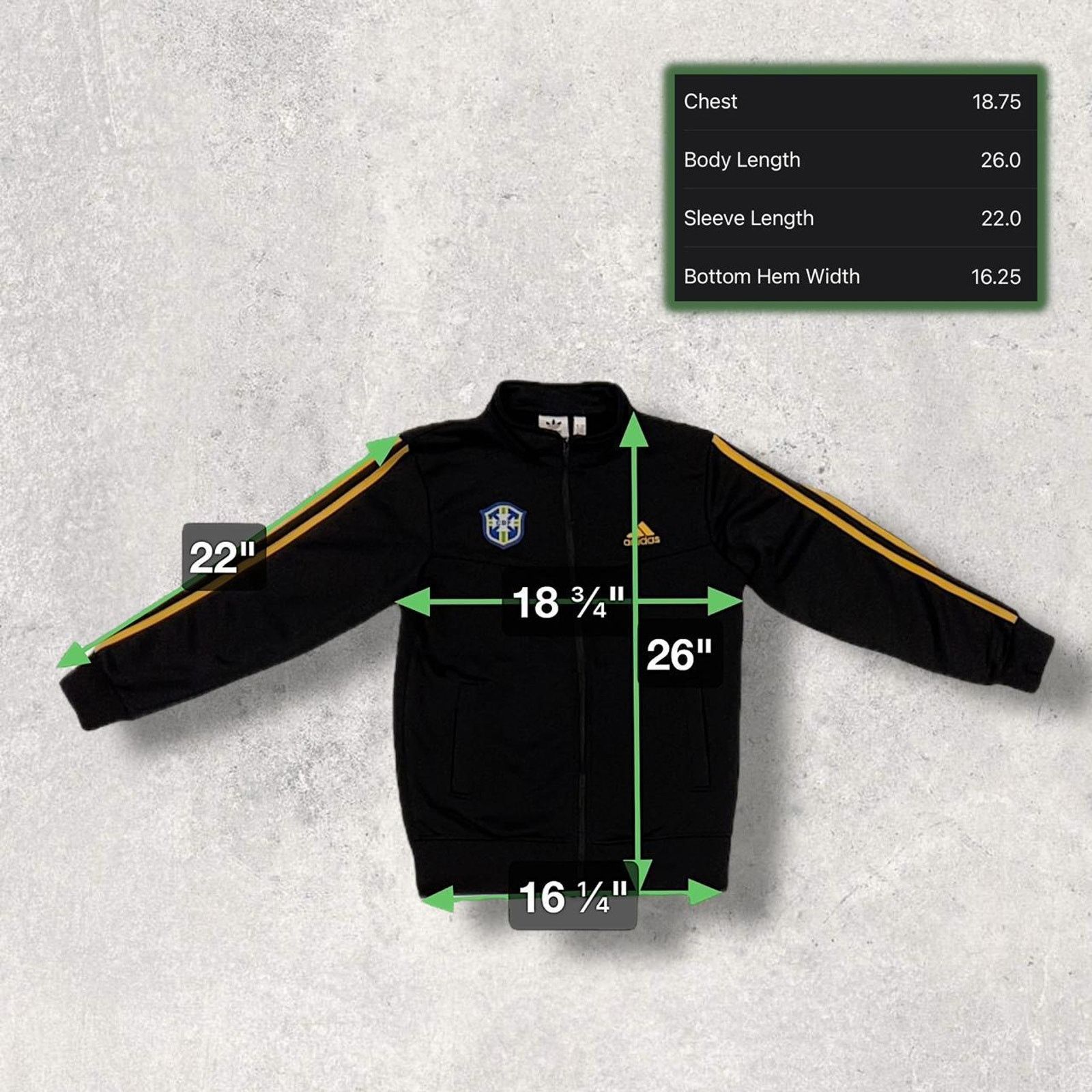 Adidas Adidas x Brazil CBF Black Zip Up Sportswear Track Jacket Size US M / EU 48-50 / 2 - 5 Thumbnail