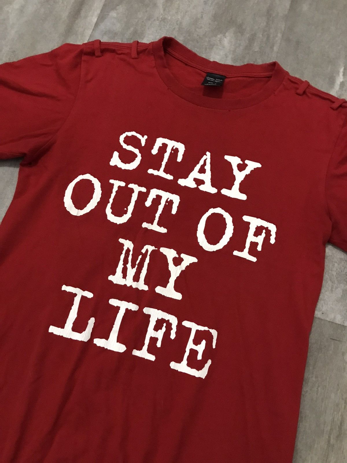 Number (N)ine SS2006 Number (N)ine “Stay Out Of My Life” T-shirt. Size US M / EU 48-50 / 2 - 3 Thumbnail
