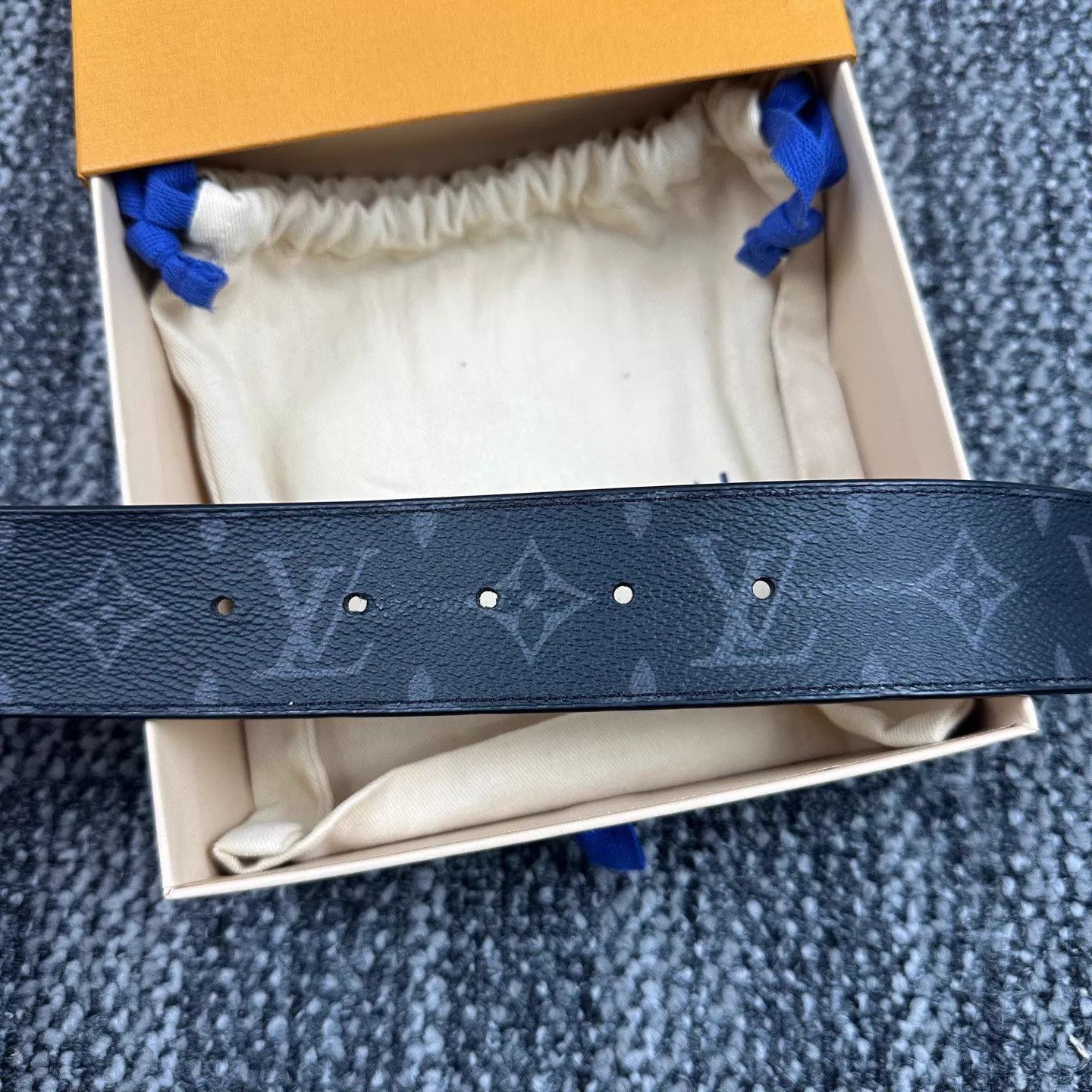 Louis Vuitton Louis Vuitton Black Monogram Belt 100cm 99 New Size ONE SIZE - 5 Thumbnail