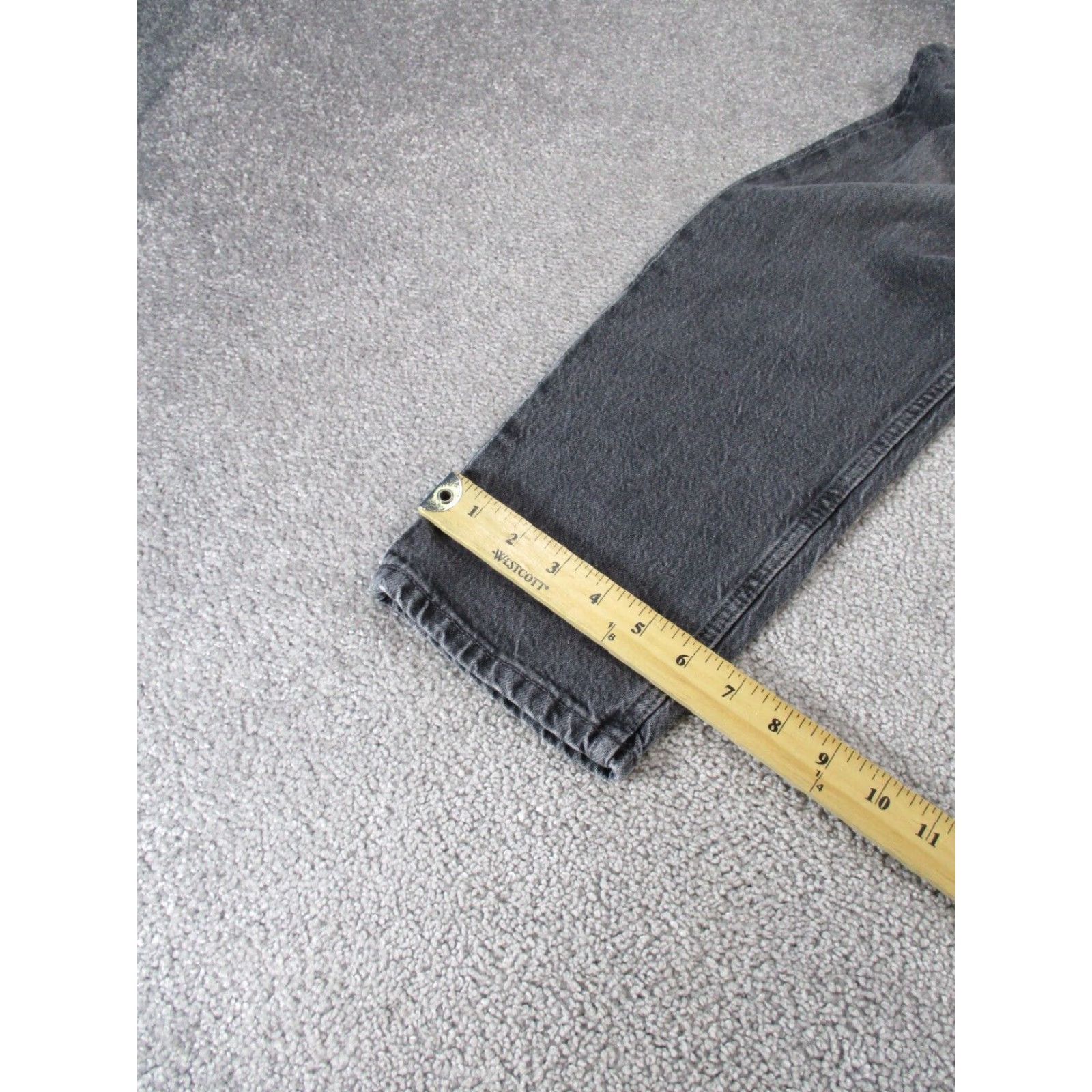 Zara VINTAGE Zara Womens Jeans Tapered Leg 2 Gray Denim High Rise 90s Women's Size 26" / US 2 / IT 38 - 5 Thumbnail