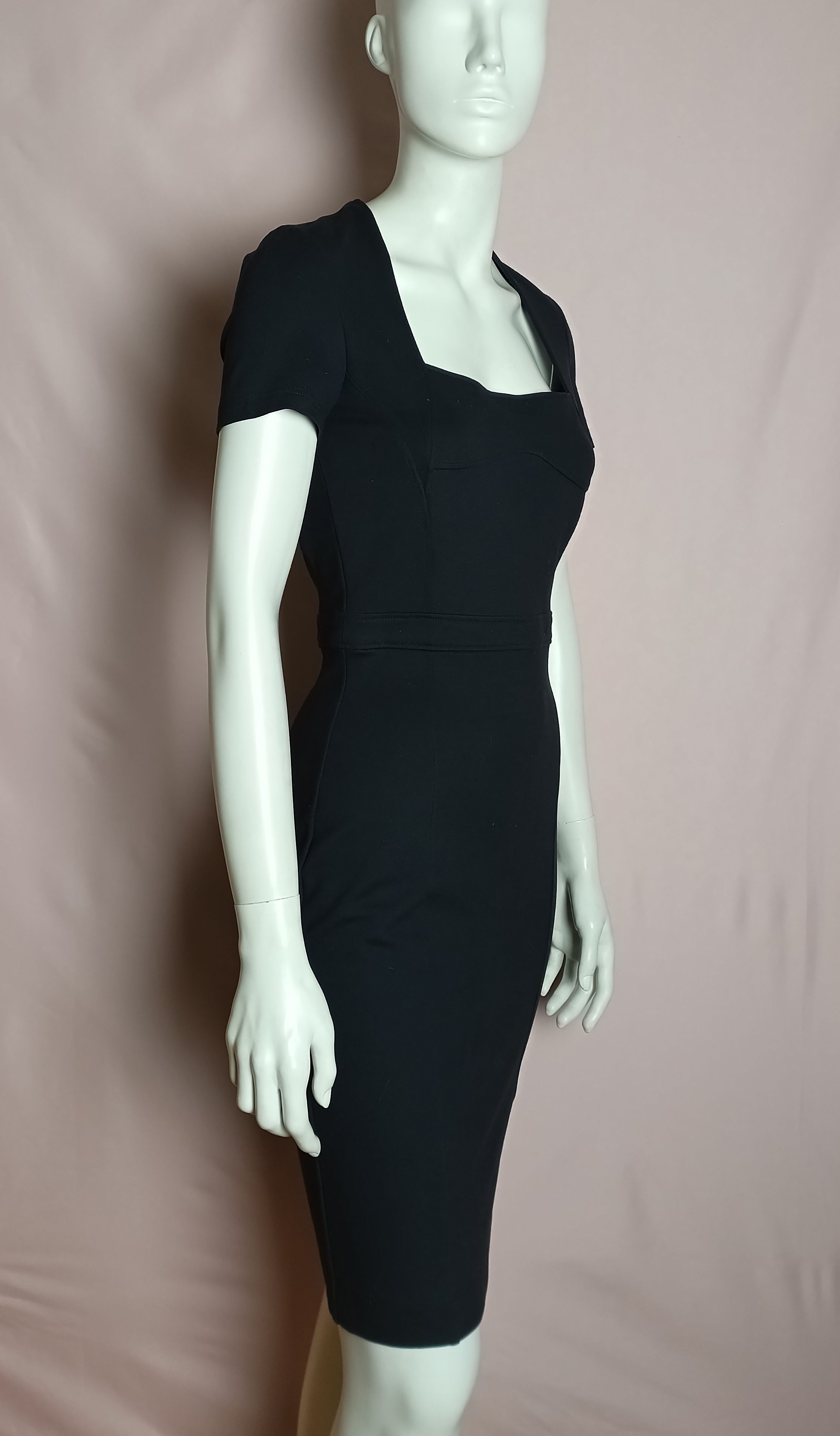 Gucci Gucci Black/ Dark Blue Tone Jersey Short Dress Size M Size M / US 6-8 / IT 42-44 - 3 Thumbnail