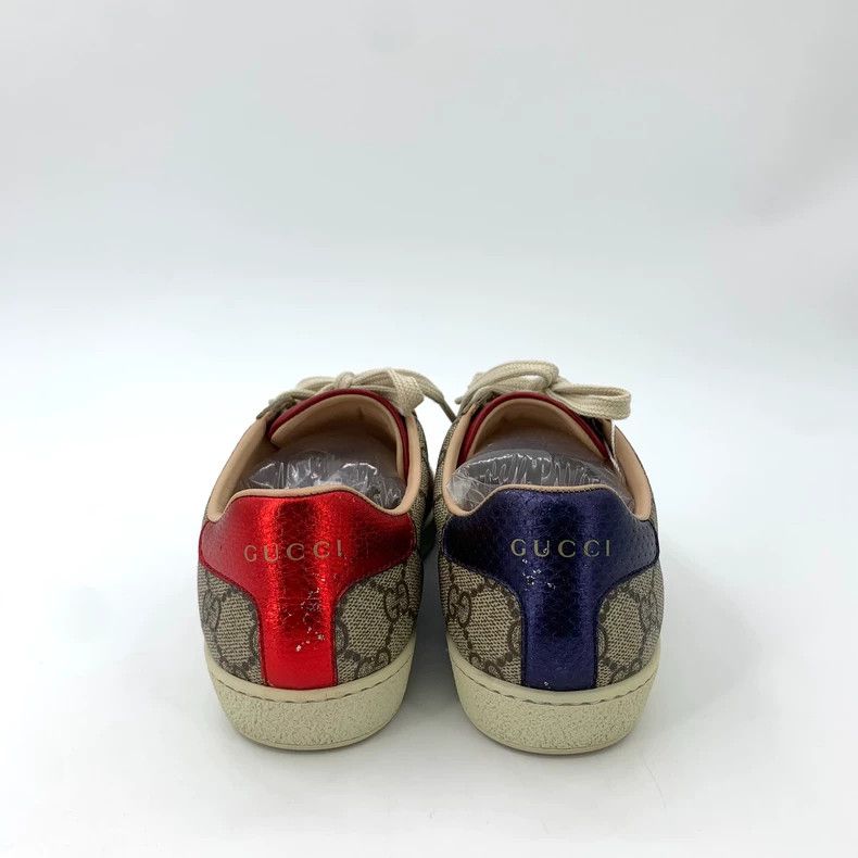 Gucci Gucci Size 35 Ace series size 35 ebony logo old flower ful Size US 5 / EU 37 - 4 Thumbnail