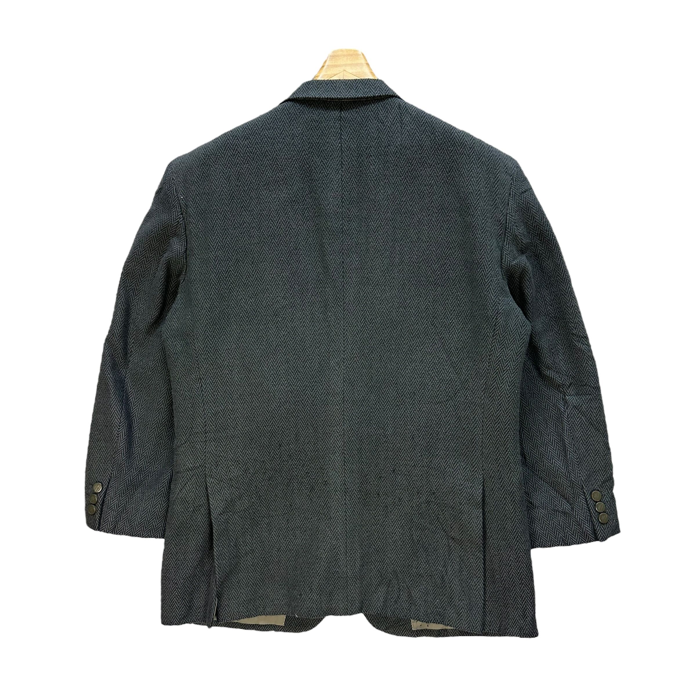 Pierre Balmain PIERRE BALMAIN Herringbone Wool Suit Jacket #A55-1275 Size 44R - 11 Thumbnail