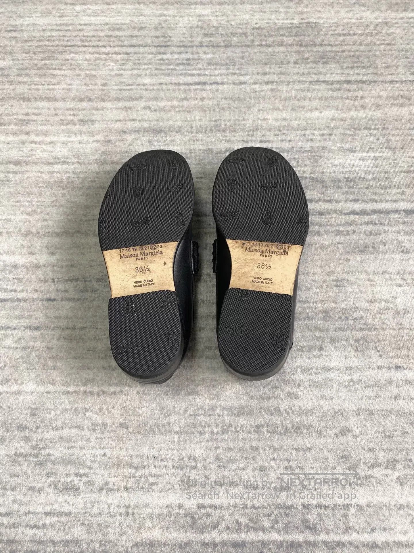 Maison Margiela Maison Margiela Black Leather Mary Jane Loafers. Size US 6.5 / EU 39-40 - 6 Thumbnail
