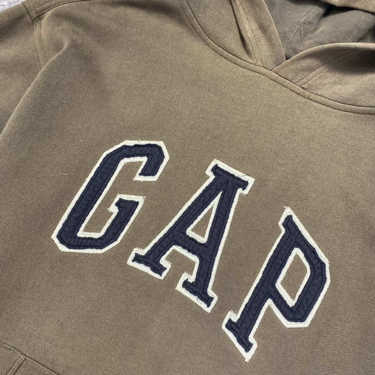 Gap Vintage Gap Brown Big Logo Streetwear Faded hoodie Size US S / EU 44-46 / 1 - 3 Thumbnail