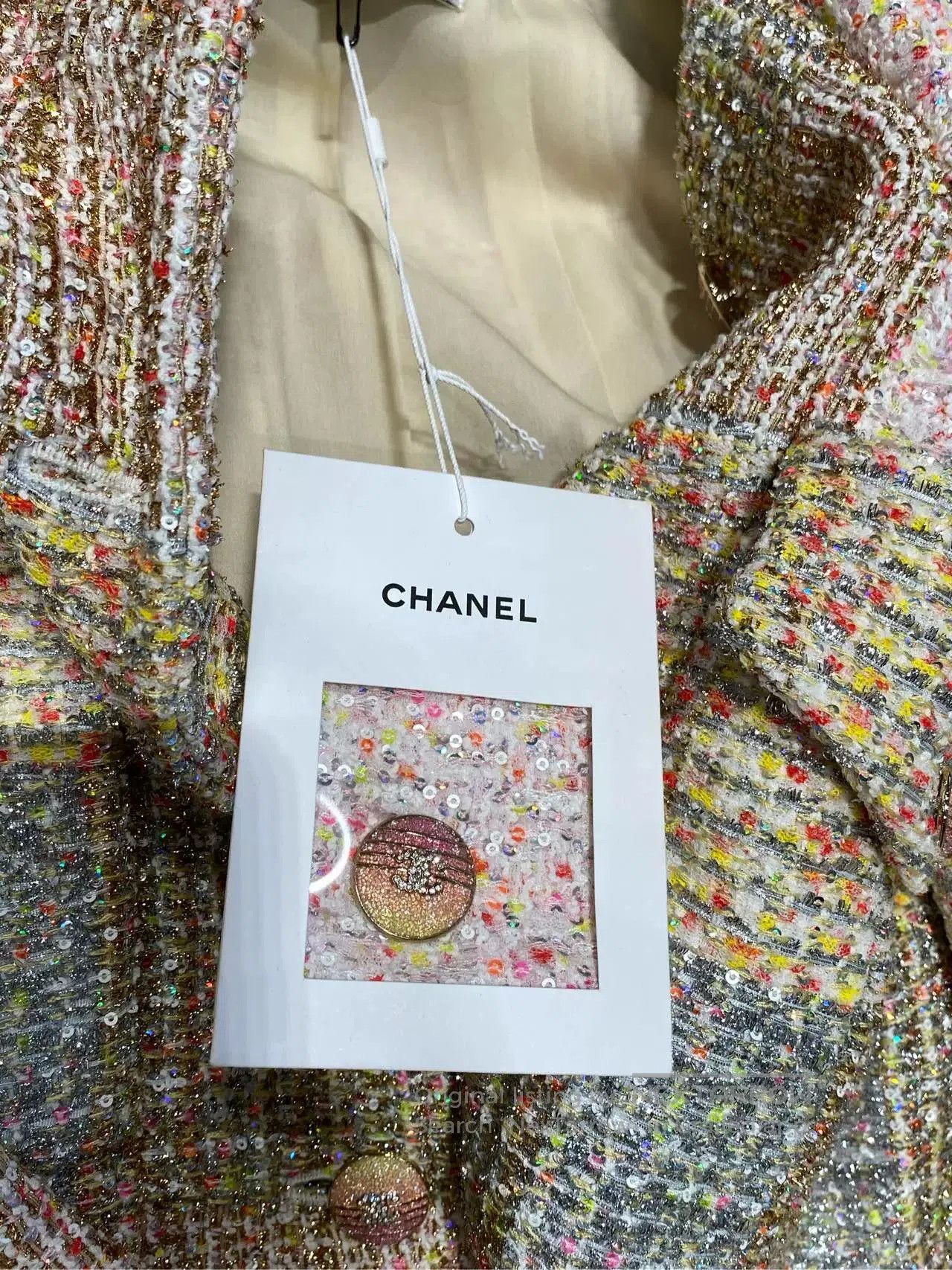 Chanel Chanel 24C Sequin Diamond Button Jacket. Size US XS / EU 42 / 0 - 5 Thumbnail