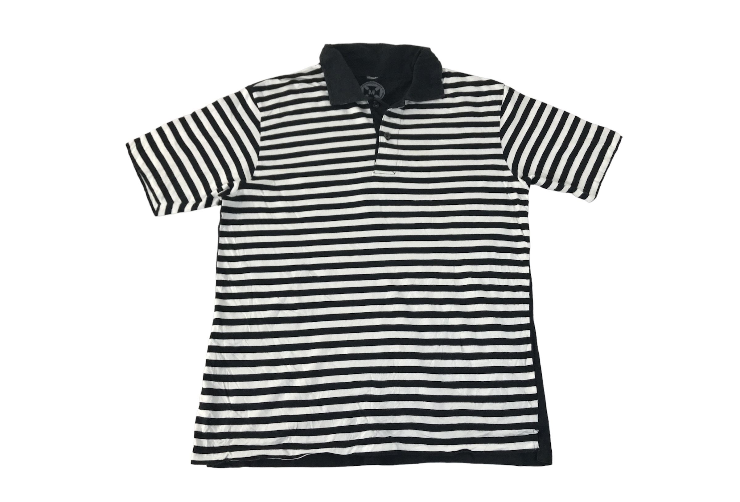 Japanese Brand MCD More Core Division 69 The Babylon Striped Tee Polo Size US M / EU 48-50 / 2 - 1 Thumbnail