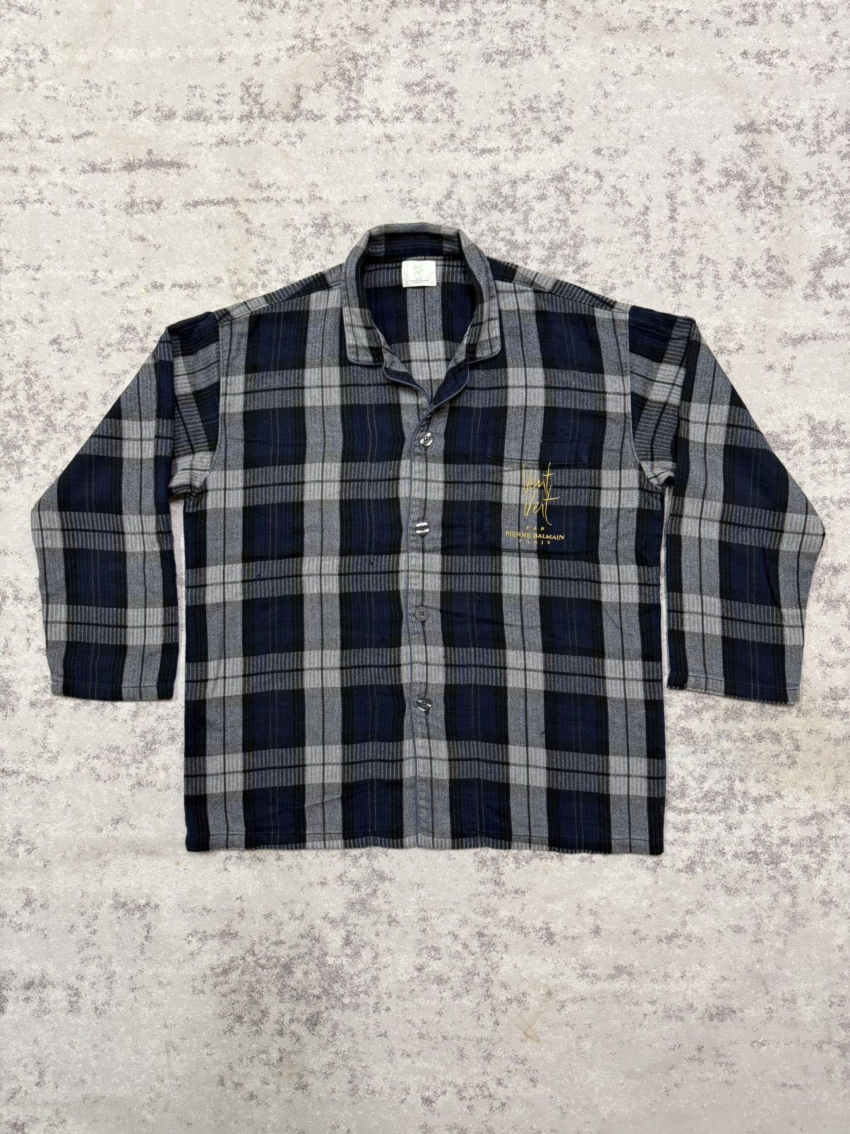 Pierre Balmain VENT VENT PAR PIERRE BALMAIN PARIS TARTAN PYJAMAS SLEEPWEAR Size US XL / EU 56 / 4 - 3 Thumbnail