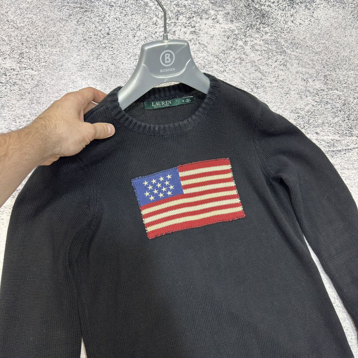Lauren Ralph Lauren Ralph Lauren American Flag Black Cotton Sweater S Size Size S / US 4 / IT 40 - 5 Thumbnail