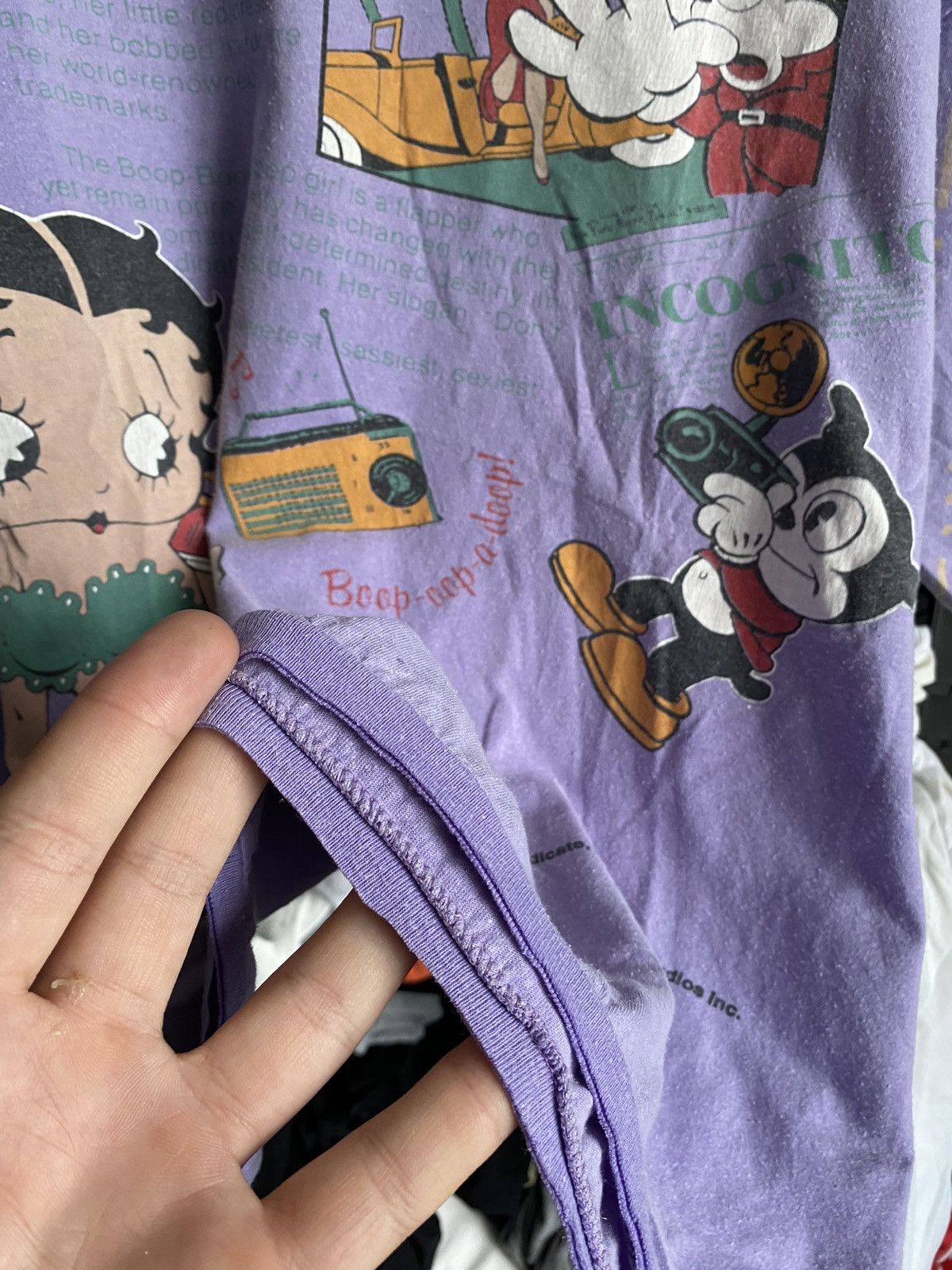 Cartoon Network × Vintage 🔥1991 Betty Boop The Star Incognito OG VNTG Purple Oversized Size US L / EU 52-54 / 3 - 9 Thumbnail