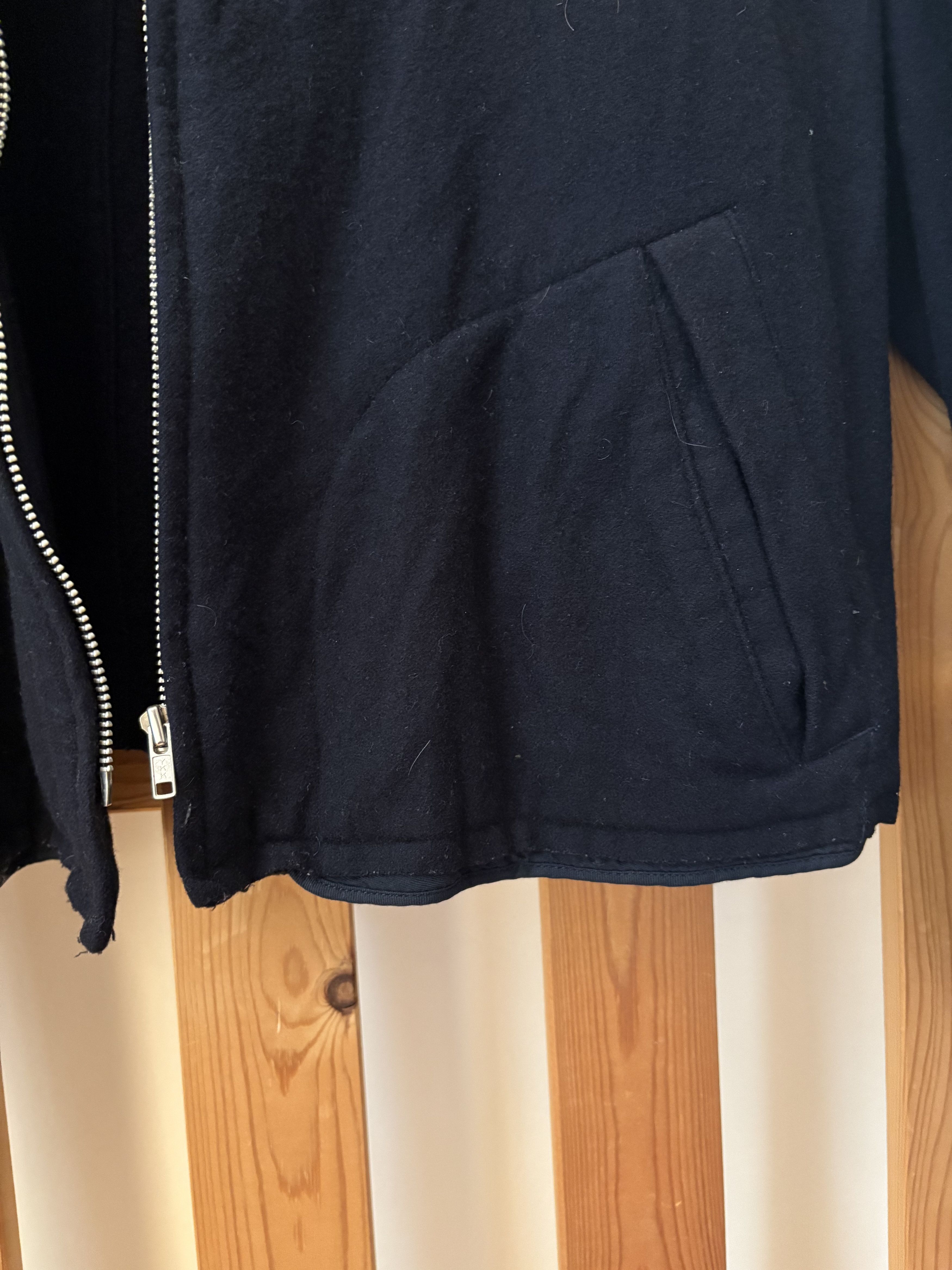 Comme des Garcons Homme Plus AW93 Cropped Wool Zip Jacket Size US L / EU 52-54 / 3 - 6 Thumbnail