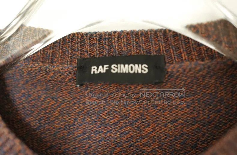 Raf Simons Raf simons Berry-coloured English sweater Size US S / EU 44-46 / 1 - 6 Thumbnail