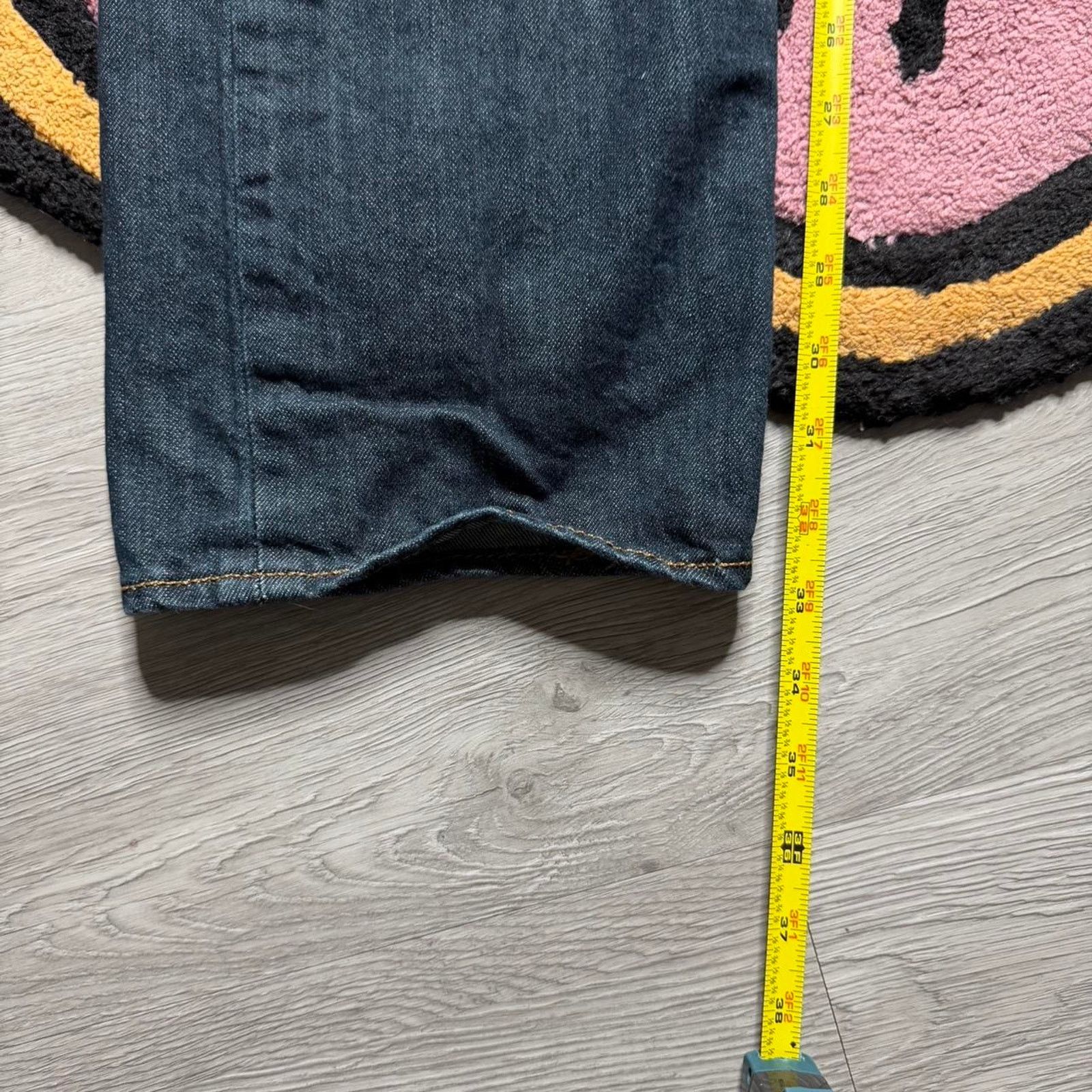 Levi's Levi’s Strauss 501 Button Fly Straight Leg Denim Jeans Size US 36 / EU 52 - 5 Thumbnail