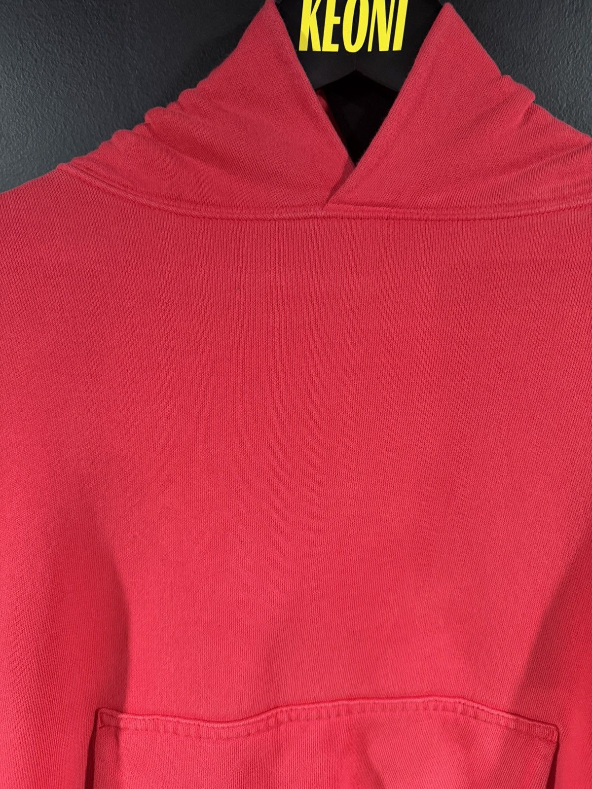 Gap × Yeezy Yeezy Gap Kanye West Ye Red Double Layered Perfect Hoodie M Size US M / EU 48-50 / 2 - 3 Thumbnail