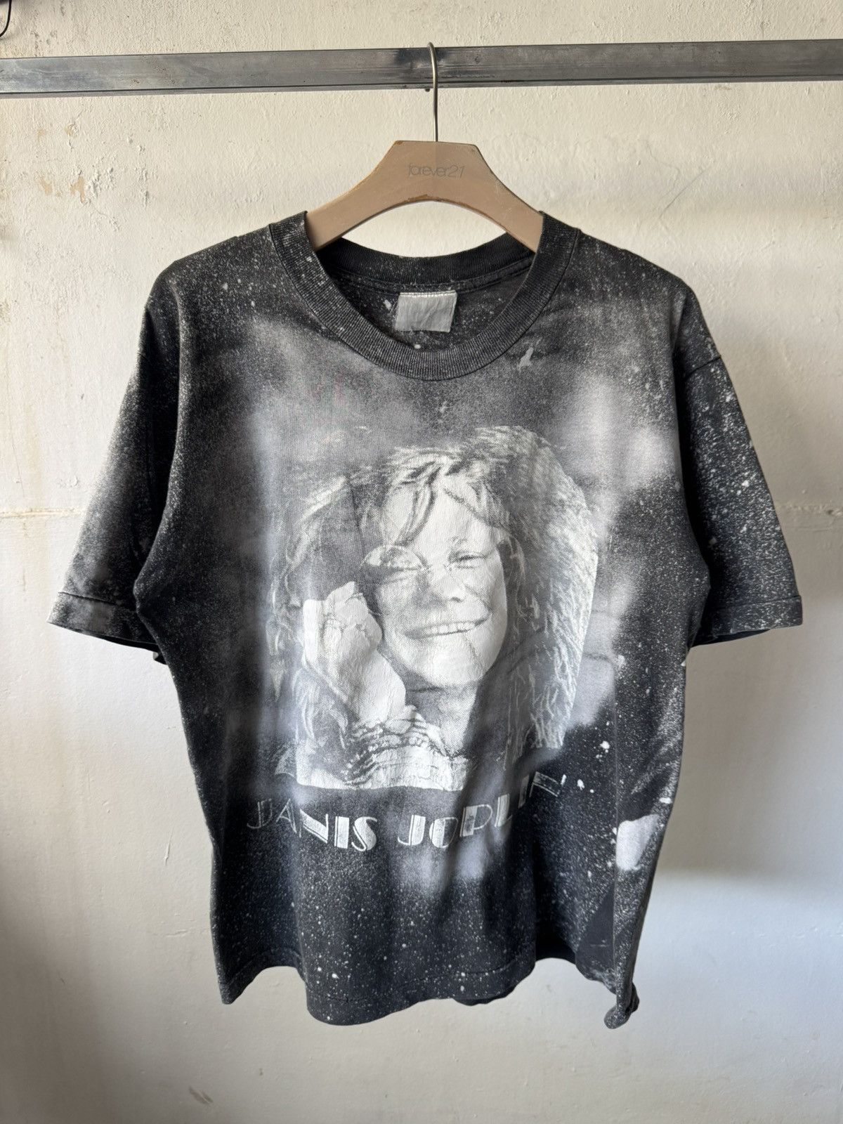 Vintage 90s Janis Joplin Acid Wash Mosquitohead Shirt