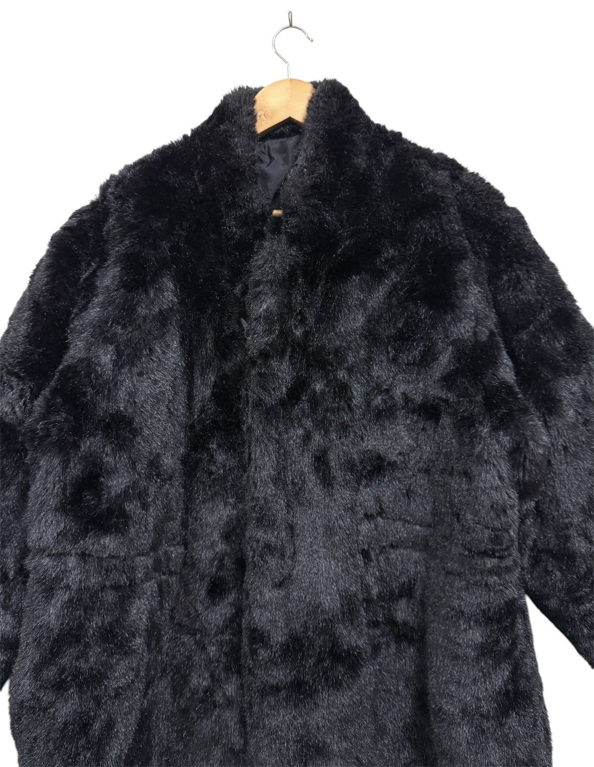 If Six Was Nine Luna Mattino Fur Fluffy Long Jacket Size XL / US 12-14 / IT 48-50 - 4 Thumbnail
