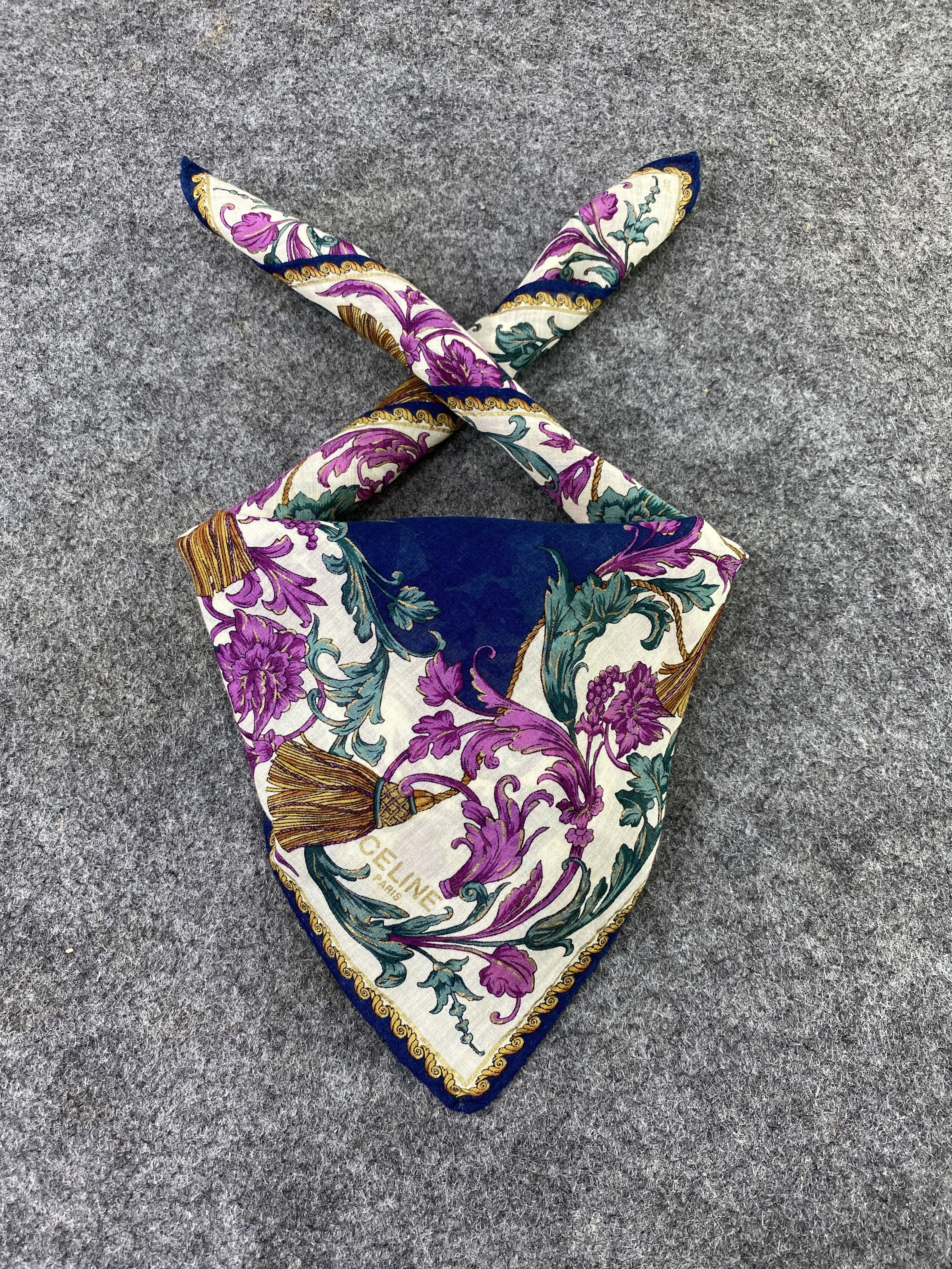 Celine Celine Handkerchief / Bandana / Neckerchief-B410 Size ONE SIZE - 2 Thumbnail