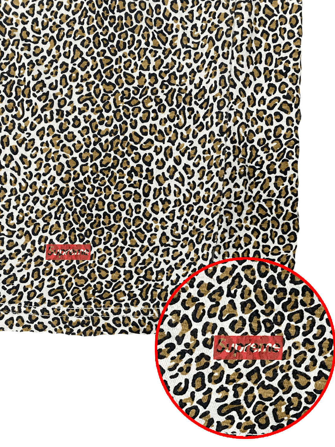 Hanes × Supreme Supreme Hanes Leopard One T-shirt Tee box logo SS19 Size M Size US XL / EU 56 / 4 - 3 Thumbnail