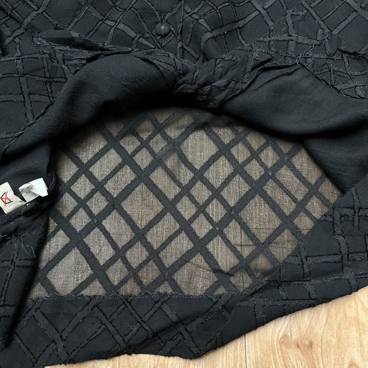 Christian Dior Monsieur × Vintage Vintage Lixiry Christian Dior Sheer Mesh Avant Garde Size M / US 6-8 / IT 42-44 - 9 Thumbnail