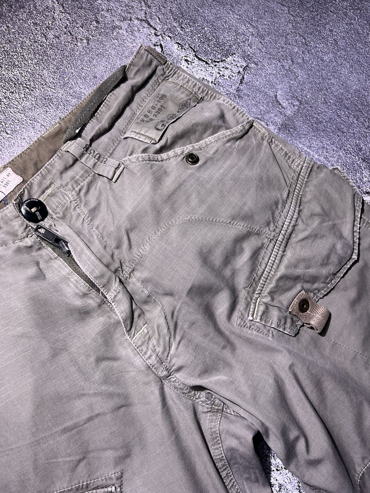G-Star × Vintage Vintage G- Star Cargo Pants Trend Y2K Size US 32 / EU 48 - 3 Thumbnail