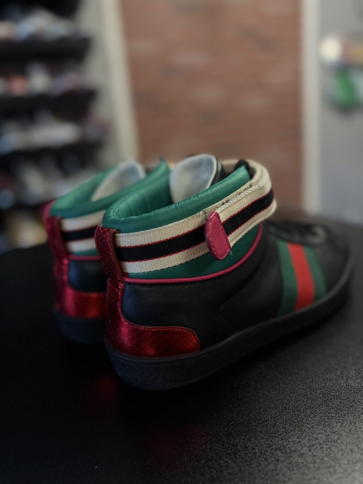 Gucci Gucci Mid Top Sneaker W Strap Size 8G/8.5US Size US 8.5 / EU 41-42 - 8 Thumbnail