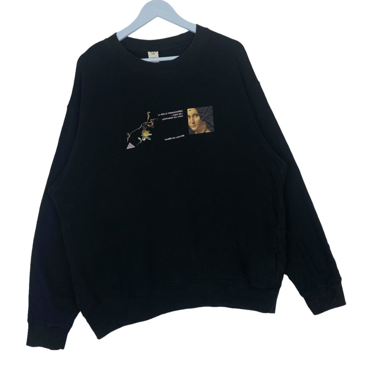 Uniqlo Louvre Museum Big Logo Sweatshirt Crewneck Pullover Jumper Size US L / EU 52-54 / 3 - 4 Thumbnail