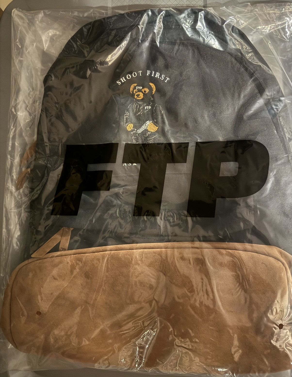 Fuck The Population FTP Bear Backpack Size ONE SIZE - 2 Thumbnail