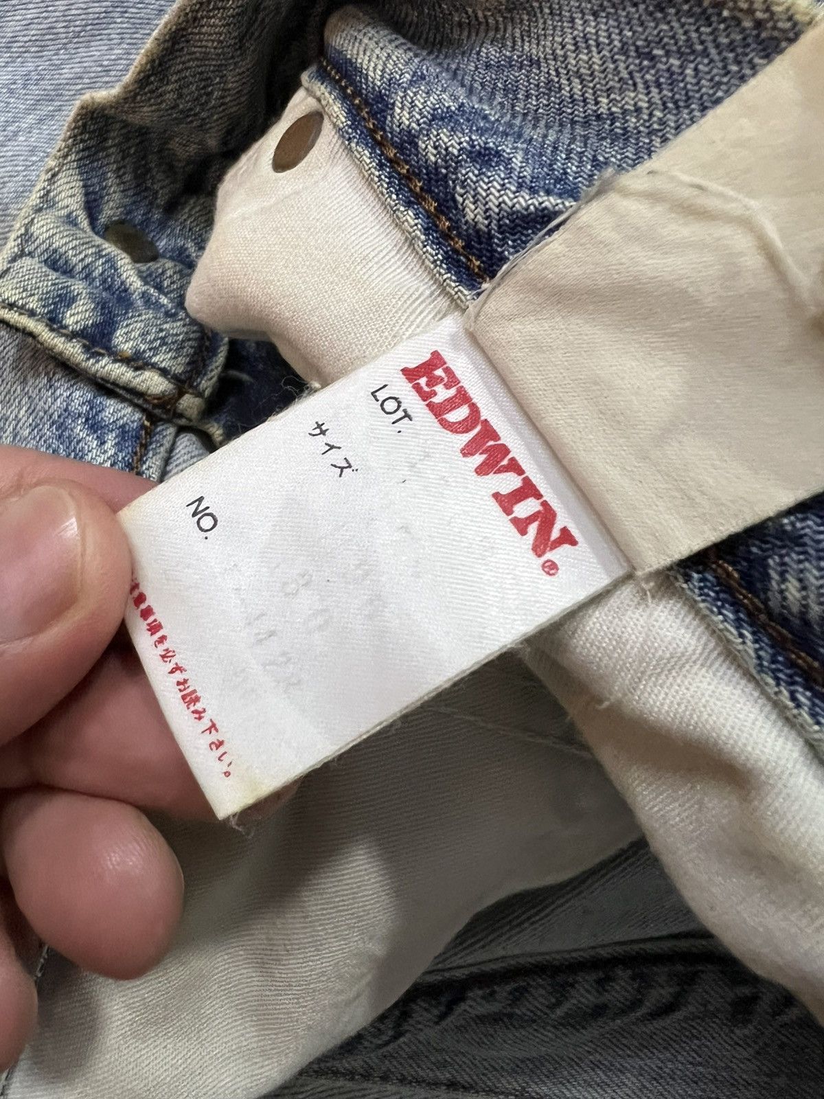 Edwin Vintage Edwin Baggy Distressed Faded Dirty Jean Very Rare Size US 30 / EU 46 - 22 Thumbnail