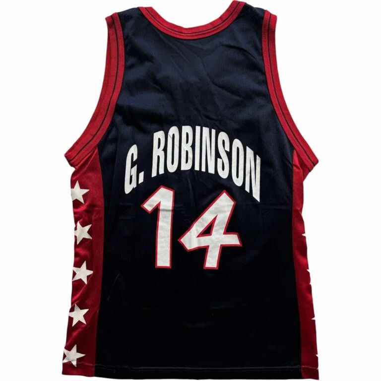 Champion Team USA 1996 Glenn Robinson Champion NBA jersey size 40 Size US M / EU 48-50 / 2 - 2 Thumbnail