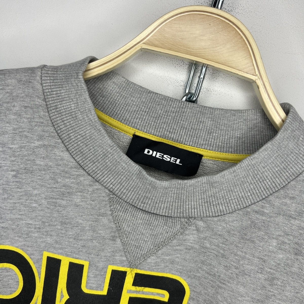 Diesel × Japanese Brand Diesel Superior size M Sweatshirt Avant Garde Crewneck Grey Size US M / EU 48-50 / 2 - 5 Thumbnail