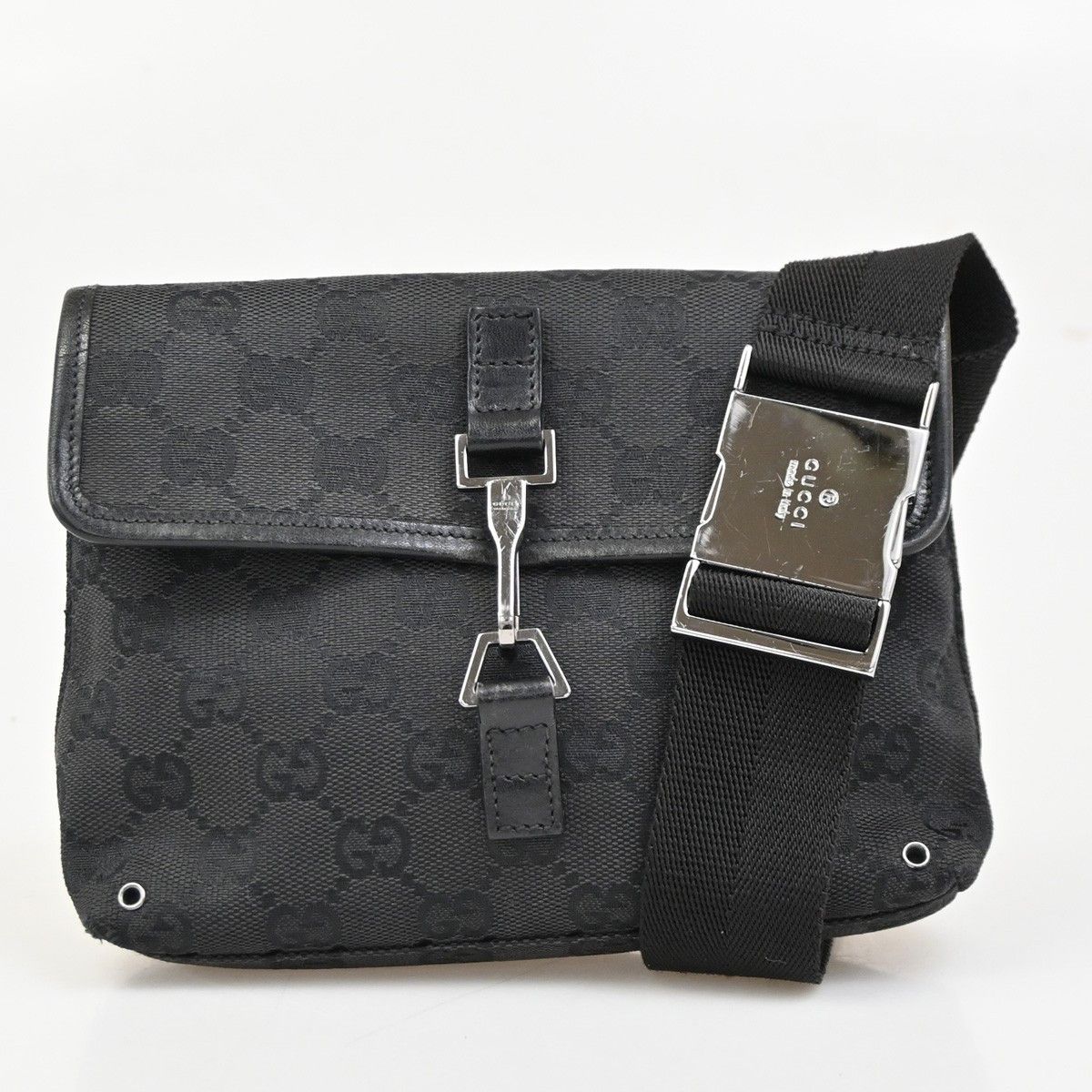 Gucci Gucci Vintage Jackie Waist Bag GG Canvas Size ONE SIZE - 1 Thumbnail