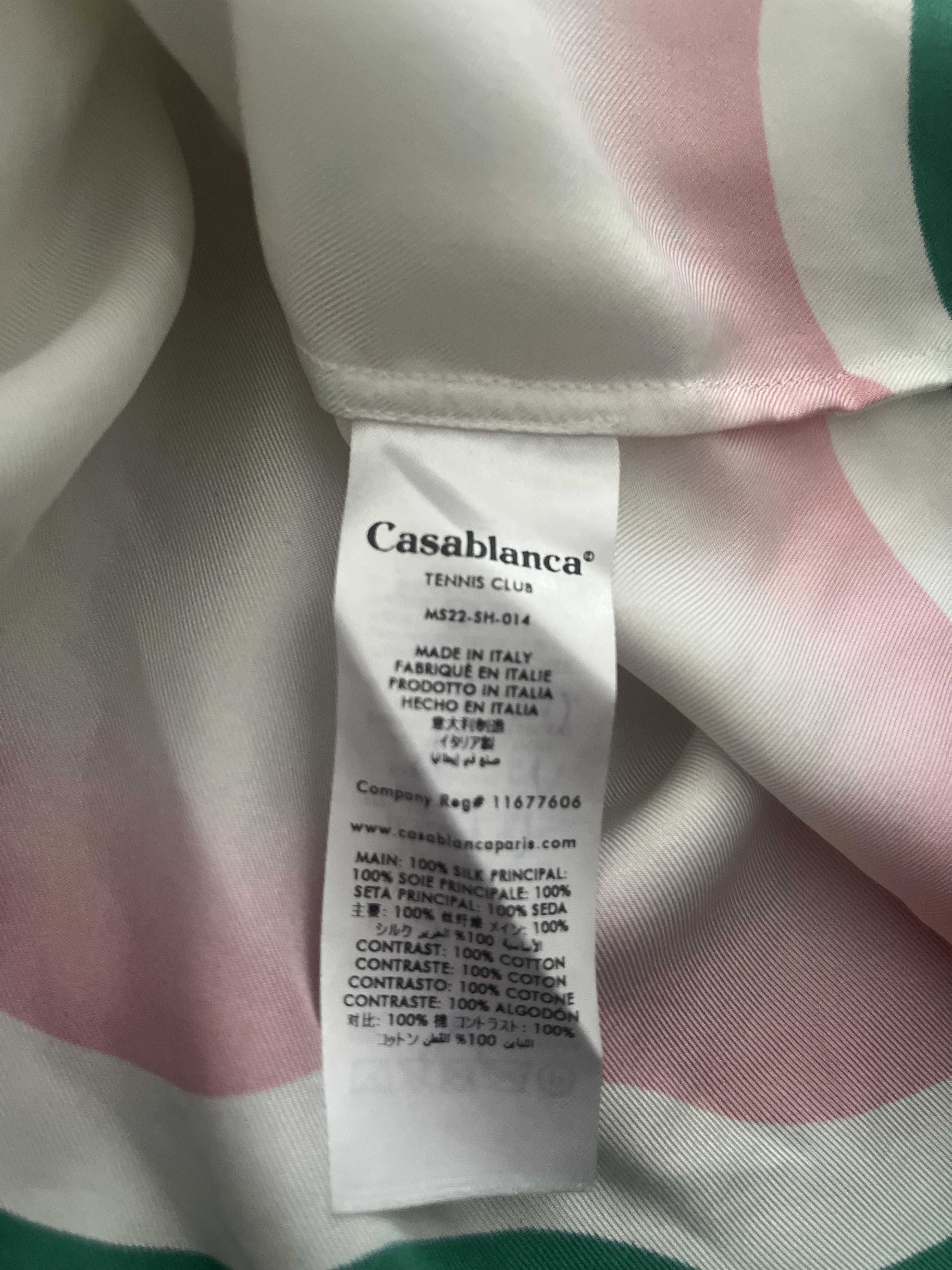 Casablanca Casablanca Tennis Club Silk Size US XS / EU 42 / 0 - 4 Thumbnail