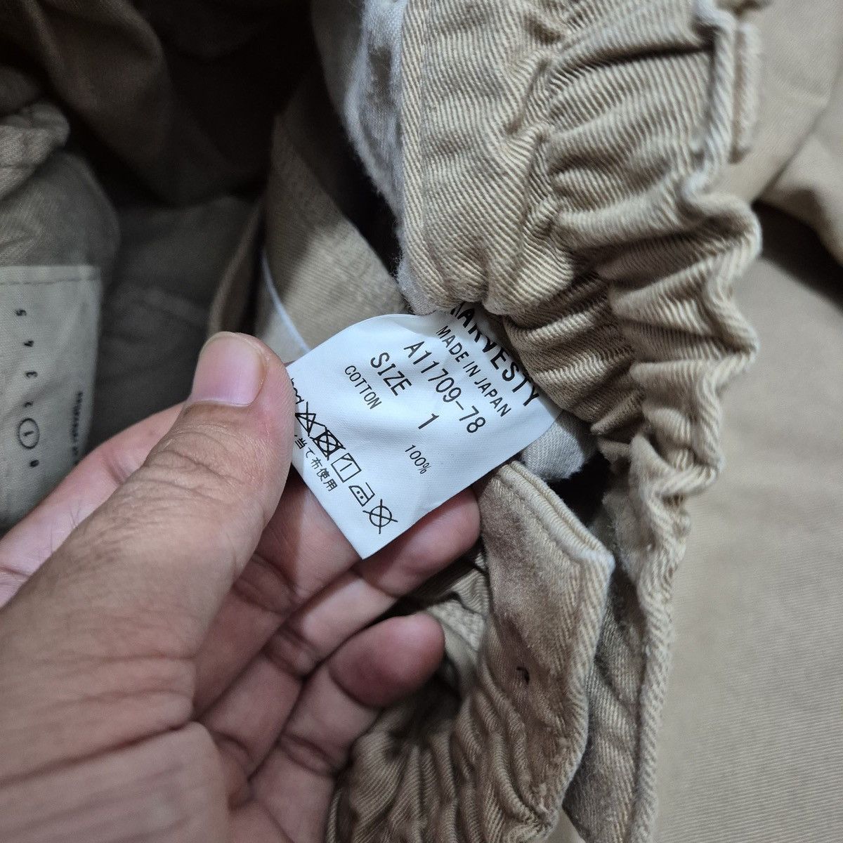 Rare japanes brand harvesty ultra wide leg baloon pants
