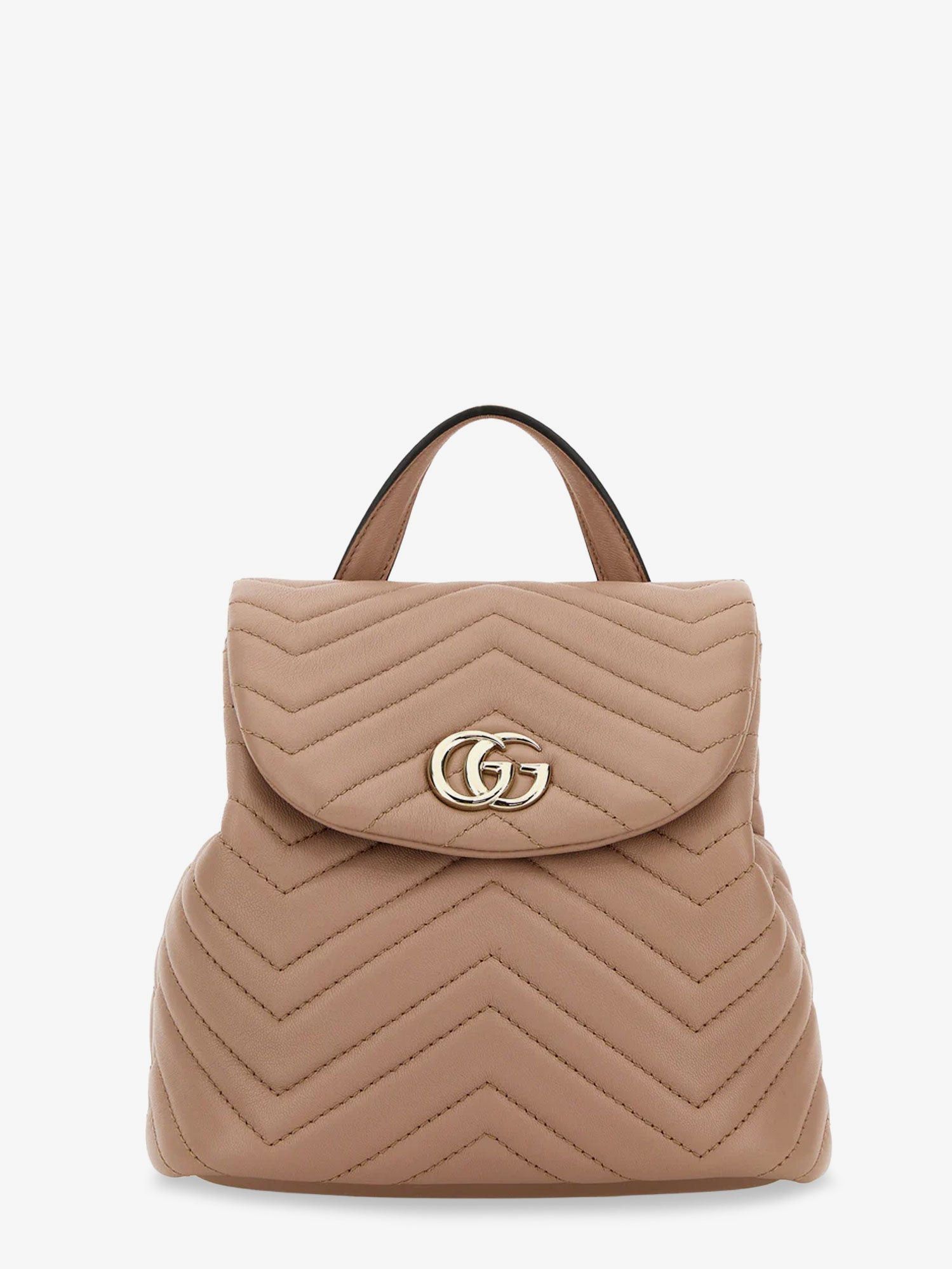 Gucci Mini Gg Marmont Leather Backpack Size ONE SIZE - 1 Thumbnail