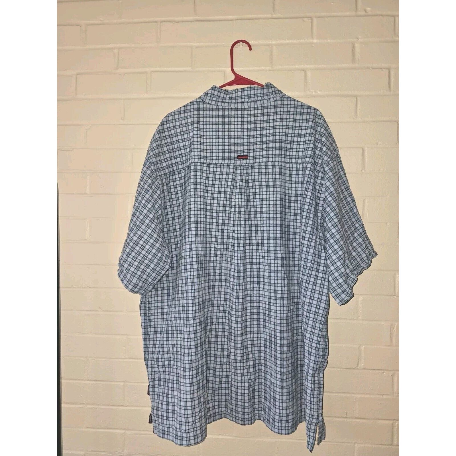 Fubu FUBU Mens Button Up Shirt XXL Check Plaid Short Sleeve Y2K Size US XXL / EU 58 / 5 - 5 Thumbnail
