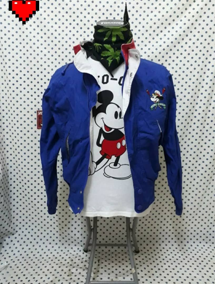 Japanese Brand Vintage Mickey Yacht Dicney Blue Colour Hoodie Jacket Size US M / EU 48-50 / 2 - 1 Thumbnail
