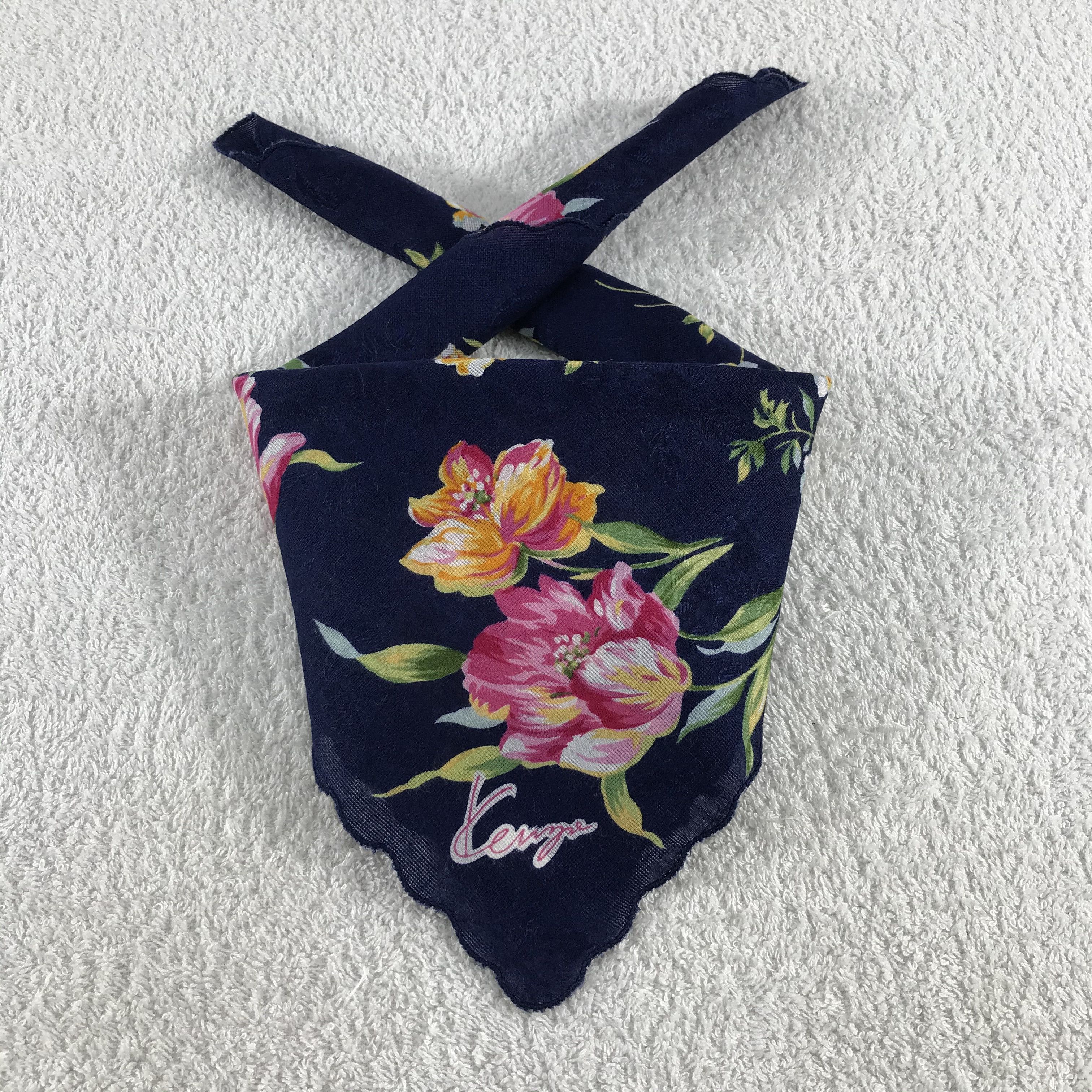 Kenzo × Vintage Kenzo Bandana / Handkerchief / Neckerchief - S281 Size ONE SIZE - 3 Thumbnail