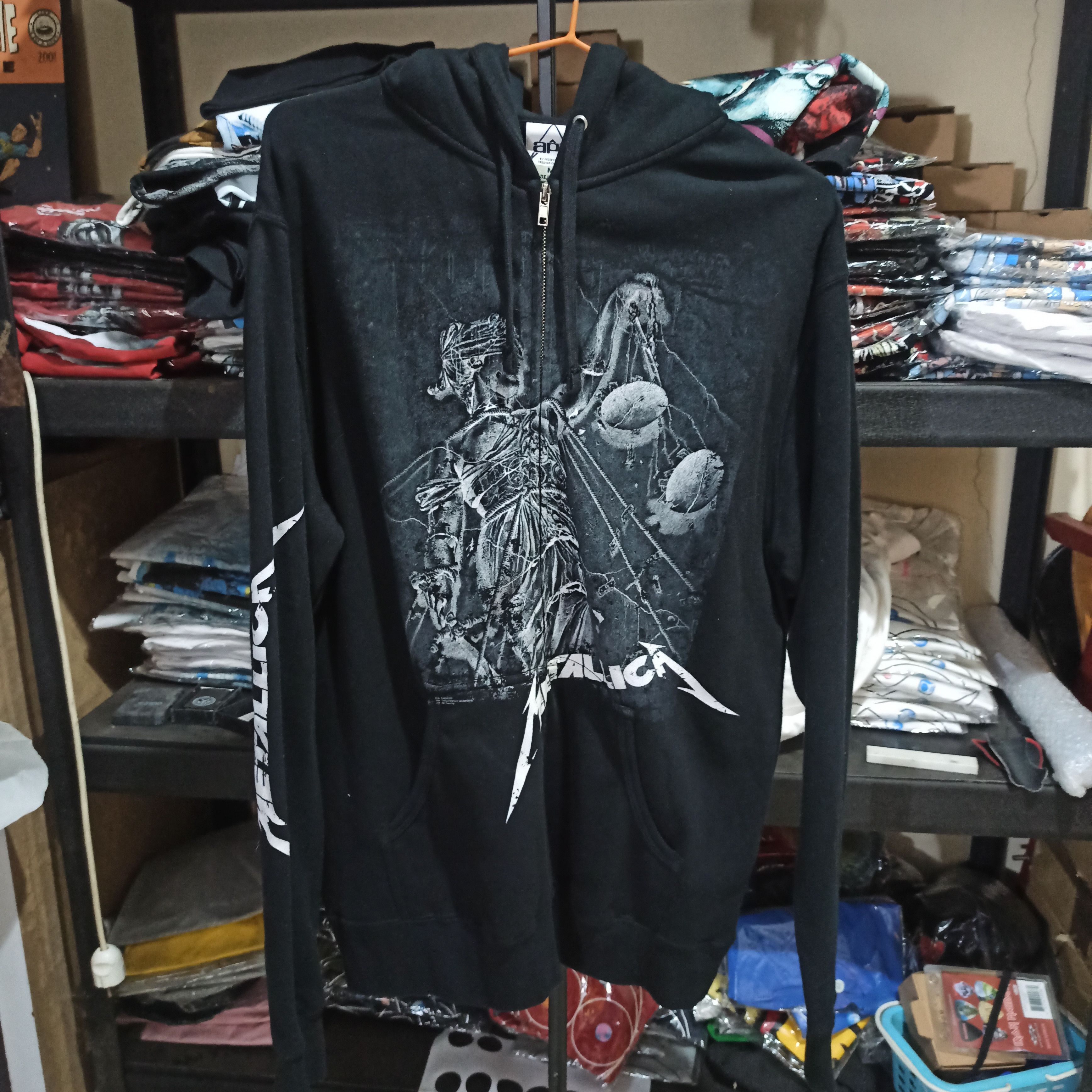 Band Tees × Metallica Metallica Justice Hoodie ZipUp vtg Size US M / EU 48-50 / 2 - 1 Thumbnail