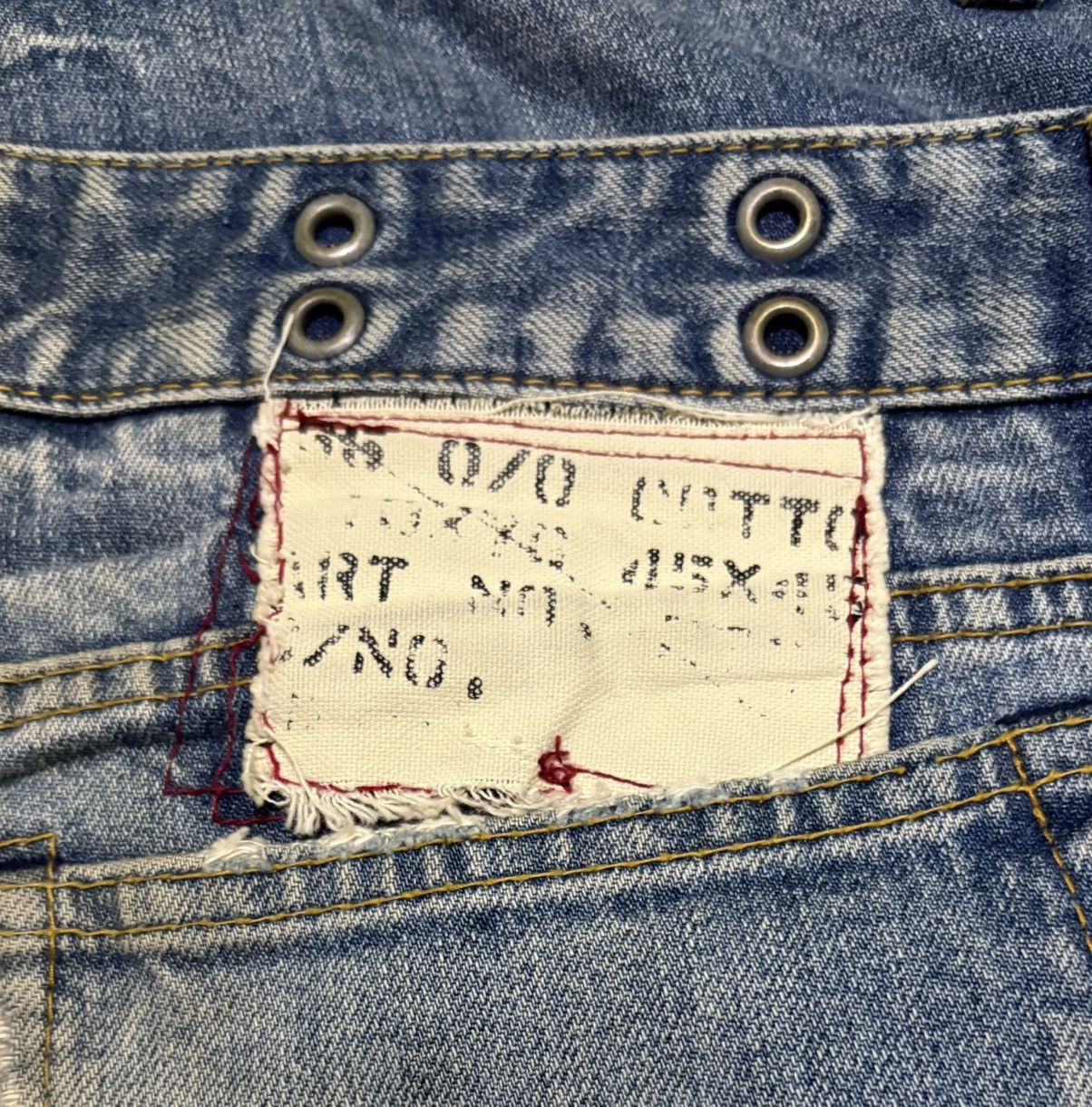 Japanese Brand Japanese Antgauge Double Waist Jeans Streetwear Denim Size US 31 - 15 Thumbnail