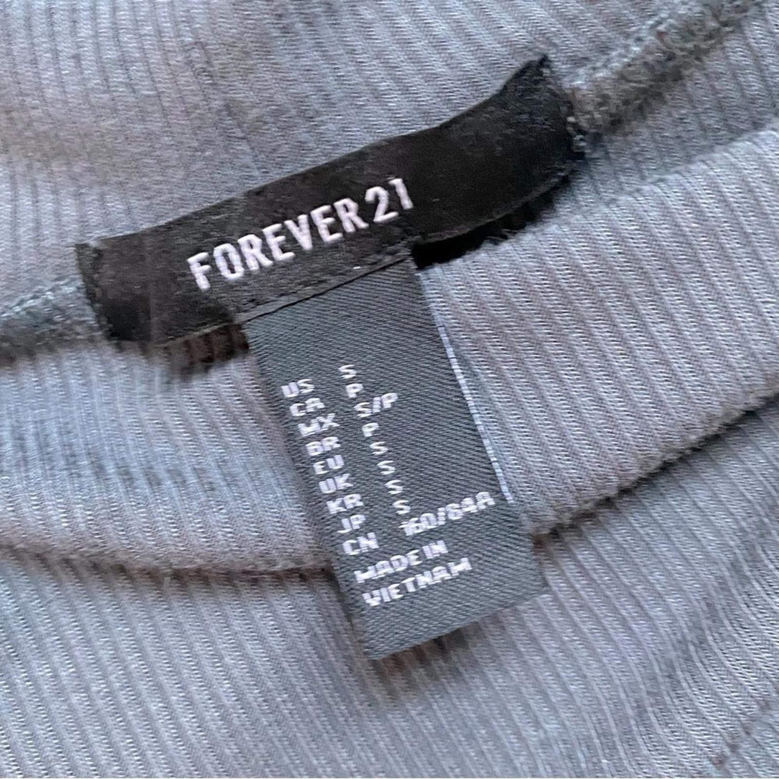 Forever 21 Forever 21 Ribbed V-Neck Cut-Out Lightweight Sweater Dress Size S / US 4 / IT 40 - 6 Thumbnail