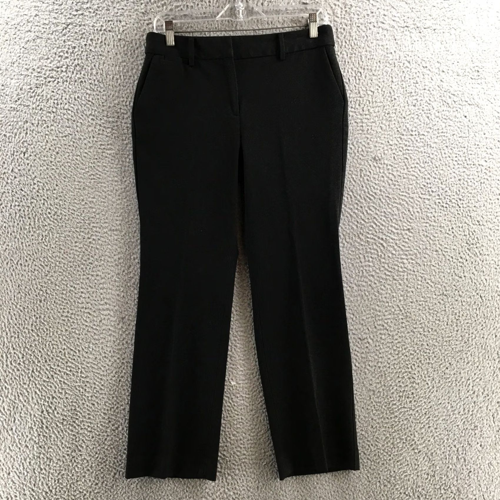 Talbots Talbots Dress Pants Womens 6P Black Straight Leg Trouser Zip Fly Work Slacks Size 28" / US 6 / IT 42 - 2 Thumbnail