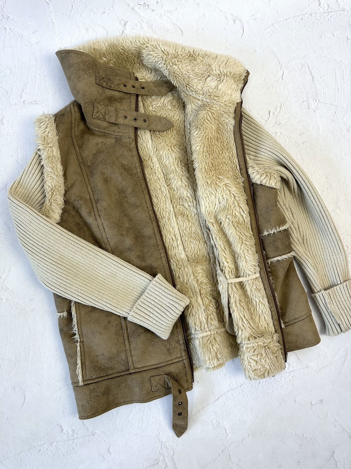 If Six Was Nine Vintage fur sheepskin coat Size XL / US 12-14 / IT 48-50 - 2 Thumbnail