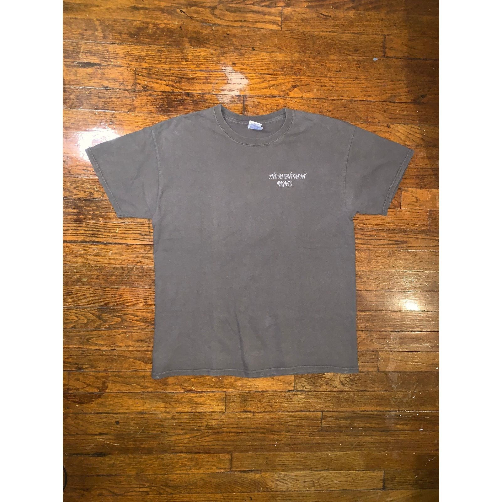 Gildan We The People Are Packing Heat 2nd Amendment T Shirt L Brown Size US L / EU 52-54 / 3 - 2 Thumbnail
