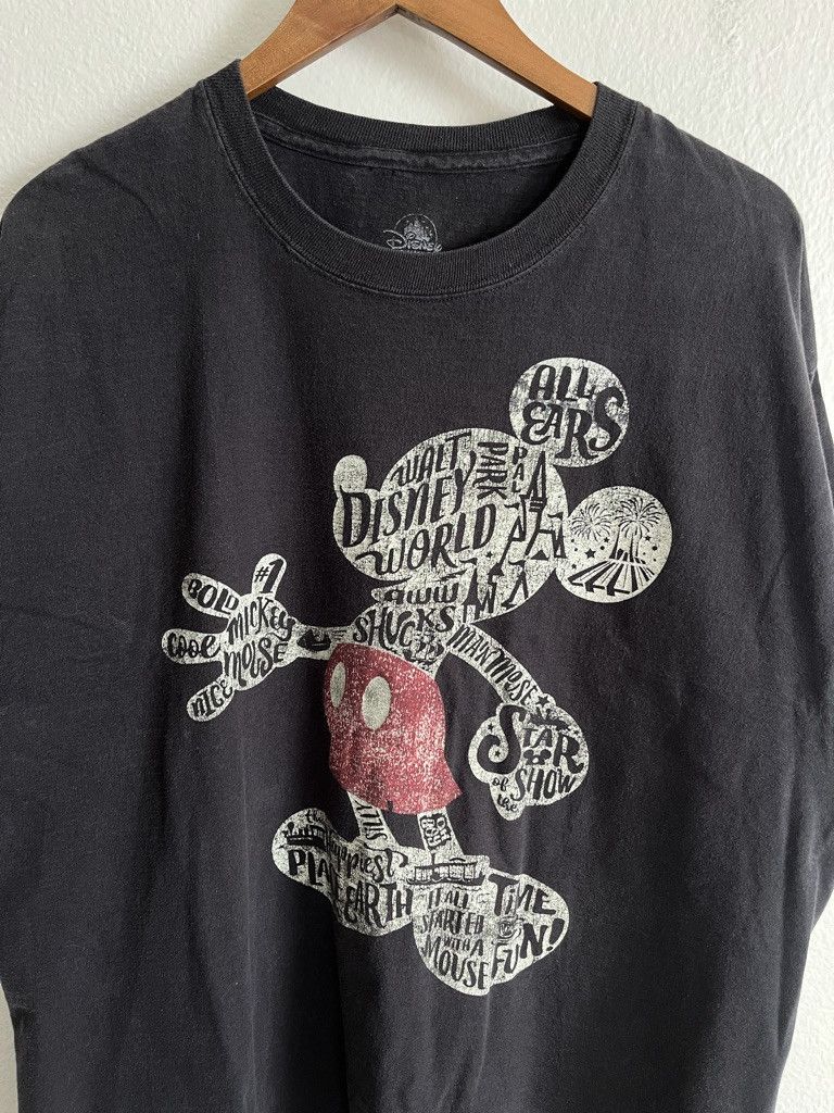 Disney Disney Y2K Mickey Silhouette Tee Size US XL / EU 56 / 4 - 3 Thumbnail
