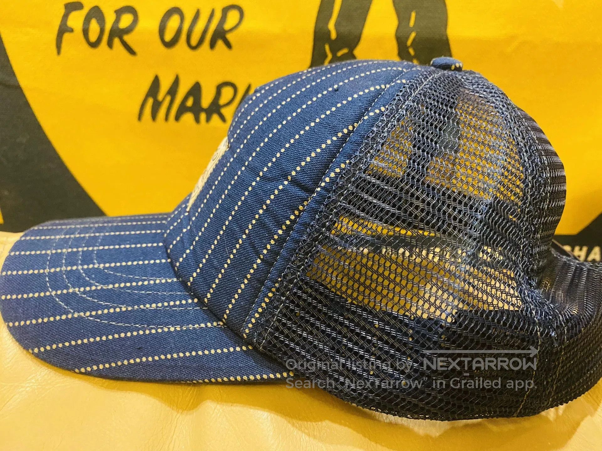 RRL Ralph Lauren RRL Wabash Blue Dye Baseball Cap. Size ONE SIZE - 7 Thumbnail